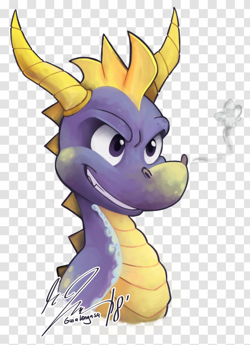 Spyro The Dragon PlayStation DeviantArt Illustration - Playstation Transparent PNG