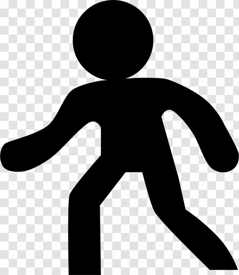 Clip Art Silhouette - Person - Walking Figures Transparent PNG