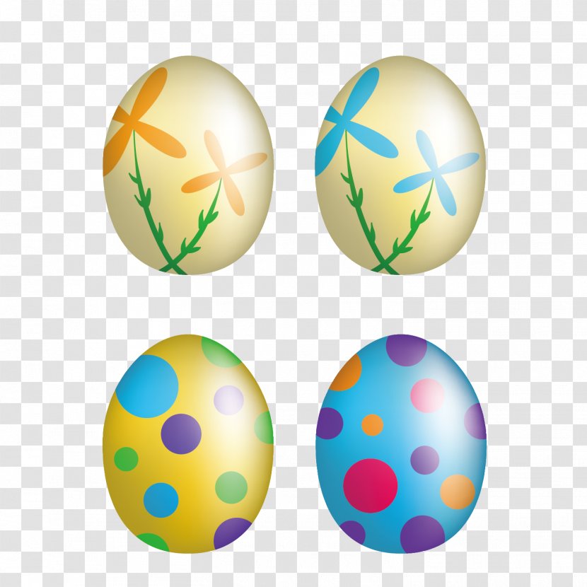 Easter Bunny Egg Euclidean Vector - Eggs Transparent PNG