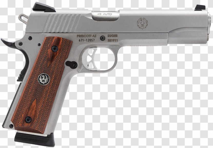 Springfield Armory Firearm .45 ACP SIG Sauer M1911 Pistol - Gun Barrel - Weapon Transparent PNG