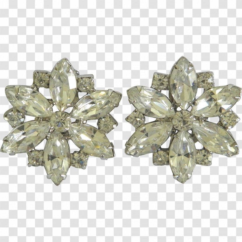 Earring Jewellery Imitation Gemstones & Rhinestones Bejeweled Glass - Diamond Transparent PNG