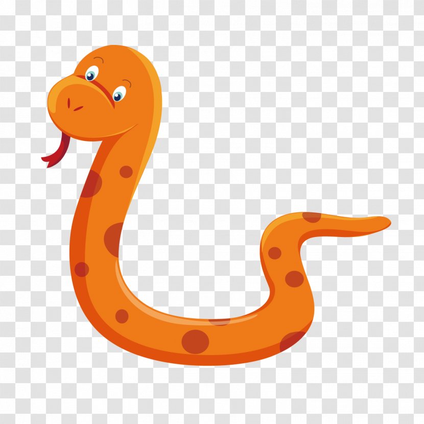 Snake Cartoon Illustration - Chinese Zodiac Transparent PNG