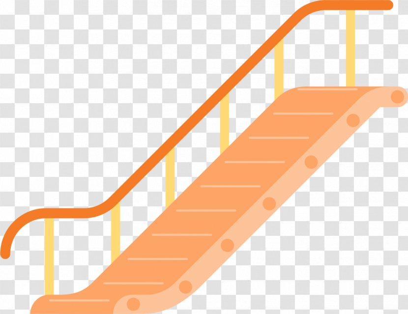 Centralu2013Mid-Levels Escalator And Walkway System Stairs Elevator - Orange Transparent PNG