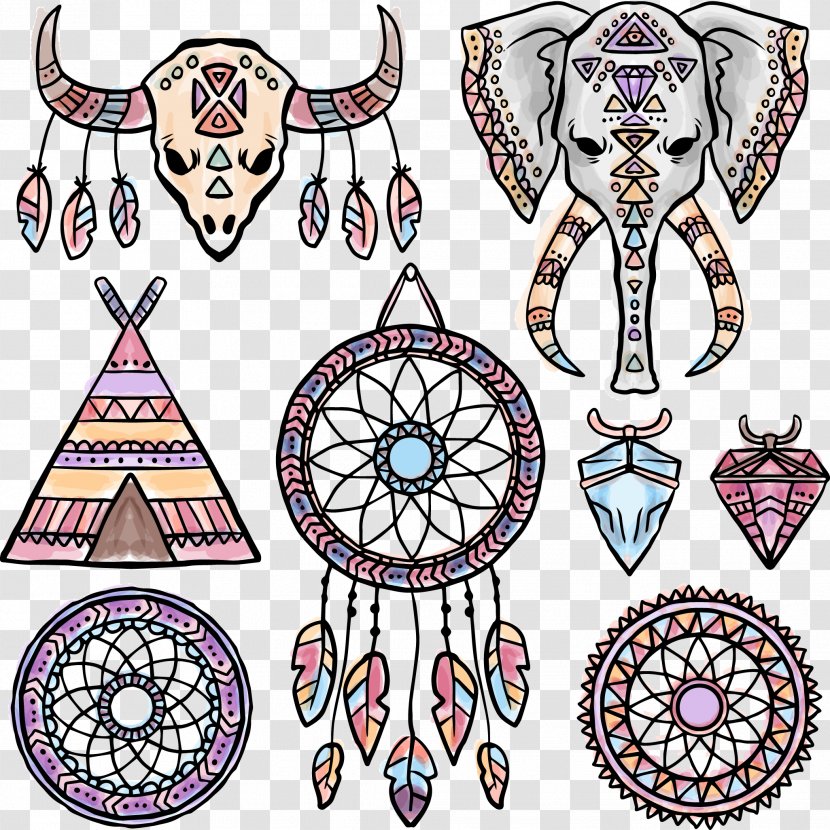 Totem Clip Art - Silhouette - Folk Transparent PNG