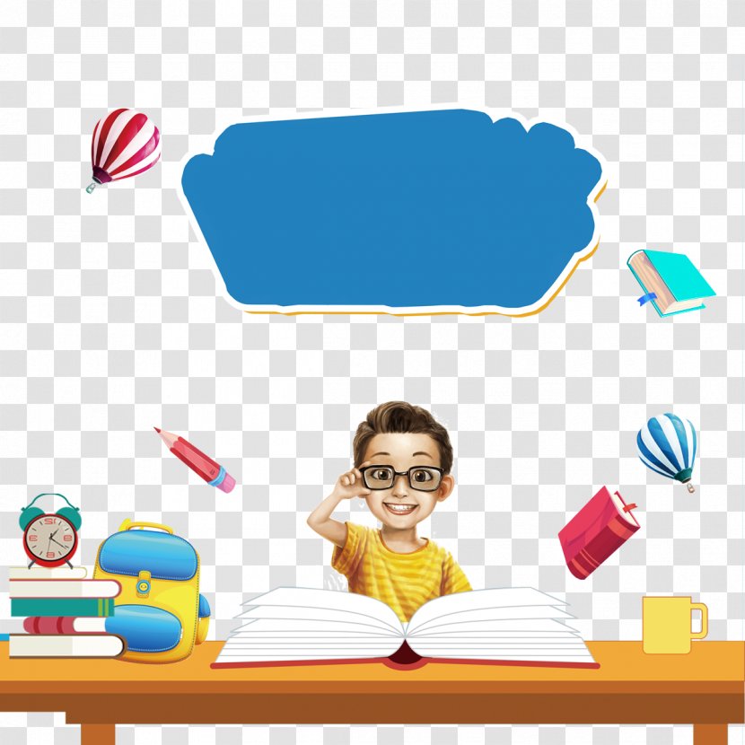Download Computer File - Sitting - Happy To Learn The Little Boy Transparent PNG