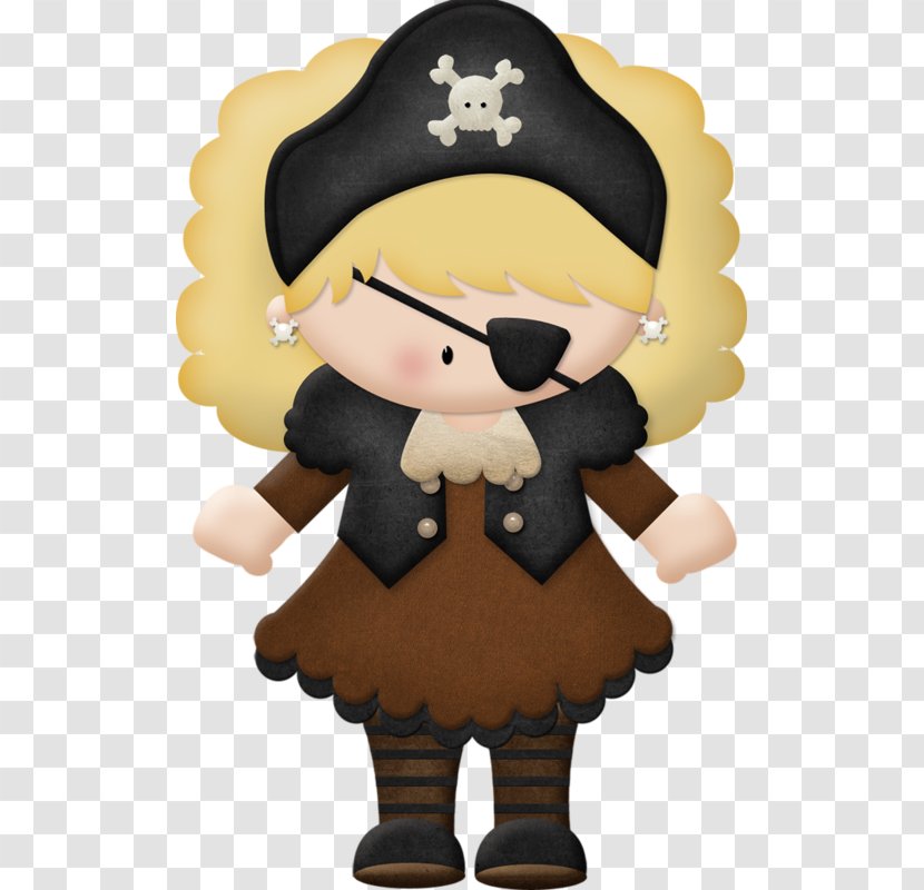 Piracy Drawing Party - Sticker - Cute Pirate Transparent PNG