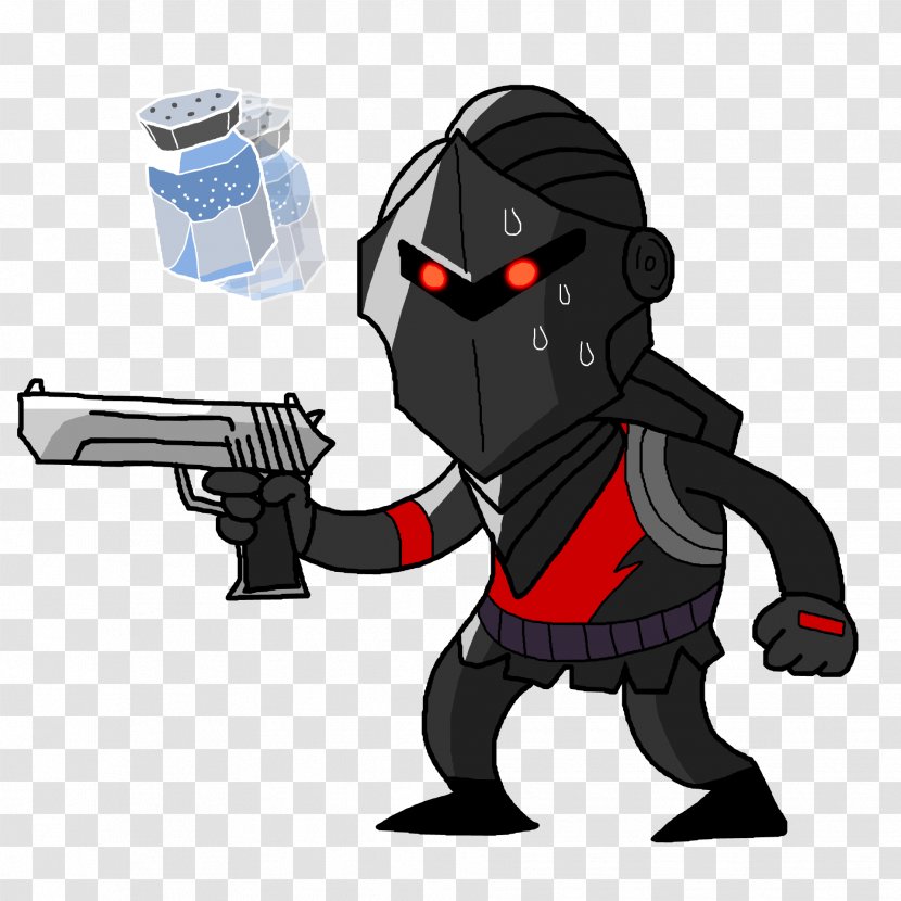 Fortnite Battle Royale Drawing Black Knight - Weapon Transparent PNG