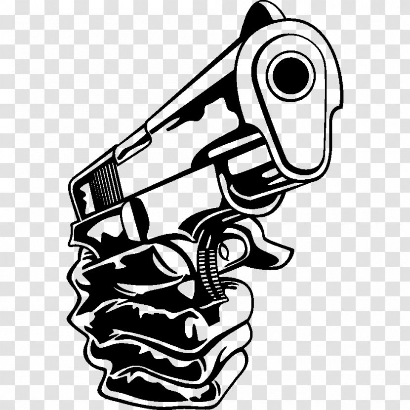 Handgun Pistol Weapon KRISS Vector - Cartoon Transparent PNG