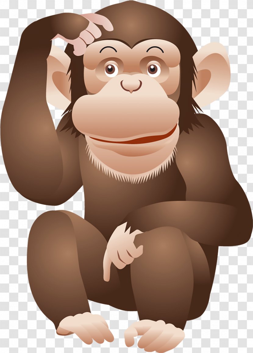 Clip Art Monkey Image Transparency - Web Design - Malaysia Vector Cartoon Transparent PNG