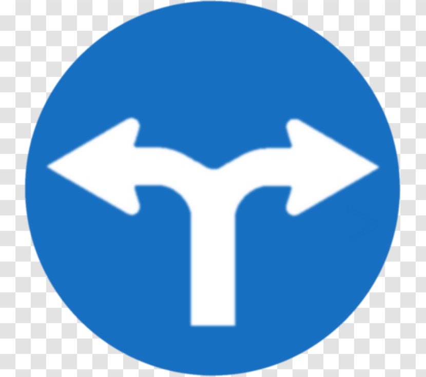 Mandatory Sign Traffic Road - Surface Marking Transparent PNG