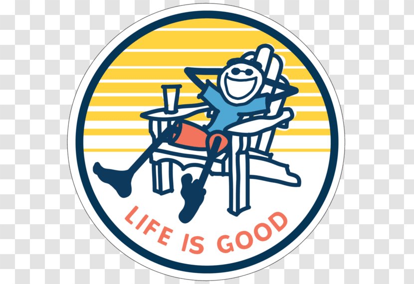 Life Is Good Newport T-shirt A Placid Brewster Border Wallpaper - Stick Figure - Tshirt Transparent PNG