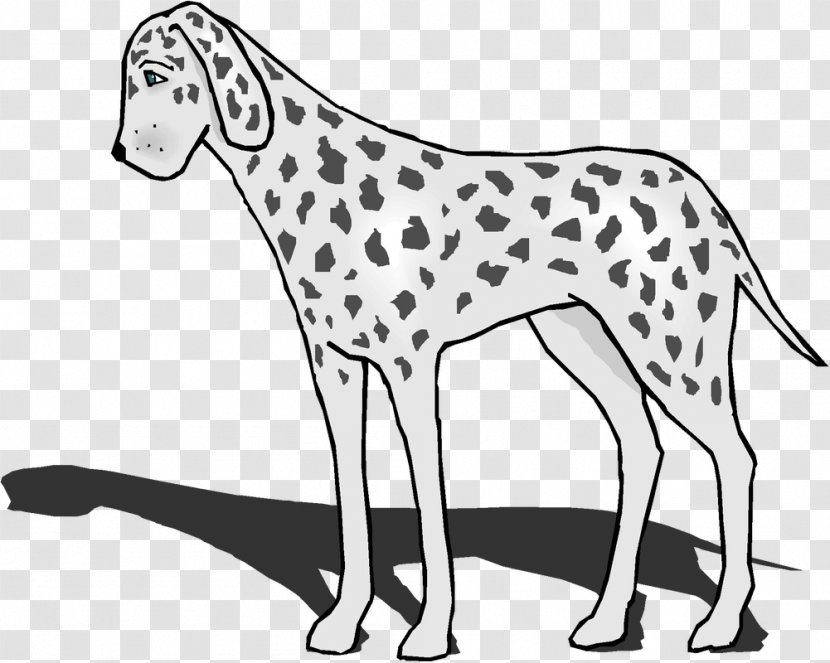 Dalmatian Dog Clip Art Breed Vector Graphics - Nonsporting Group - Artsy Banner Transparent PNG