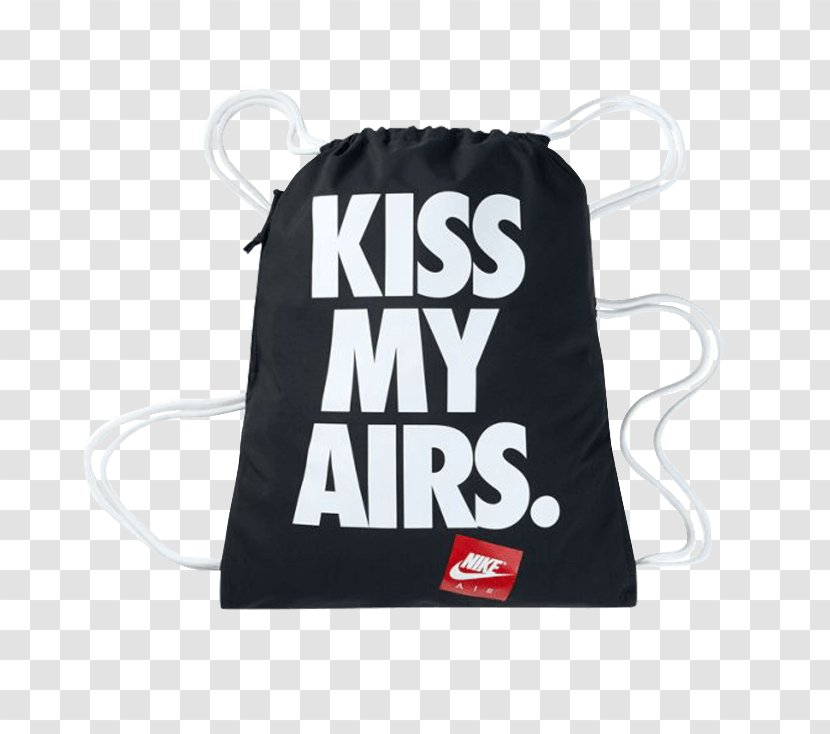 Nike Heritage Kiss My Airs Gym Bag (Coastal Blue) Brand Logo Text - Olive Green Backpack Transparent PNG