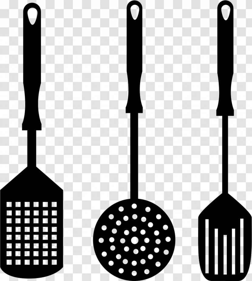 Kitchen Utensil Tool Spatula - Monochrome Photography Transparent PNG