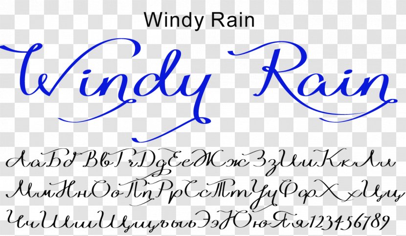 Open-source Unicode Typefaces Handwriting Italic Type Font - Pdf - Windy Rain Transparent PNG