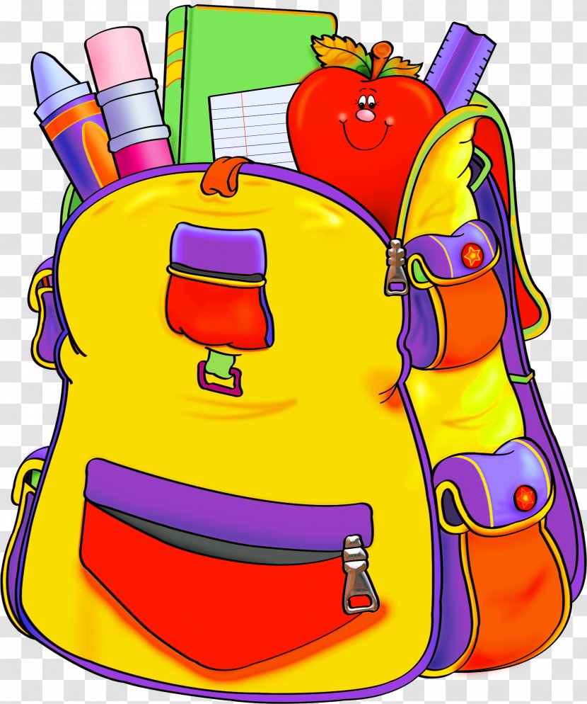 Education School Supplies Clip Art - Backpack Transparent PNG