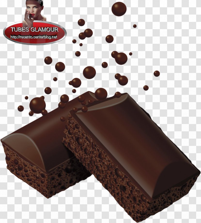 Fudge Chocolate Cake Truffle Sachertorte Brownie - Food Transparent PNG