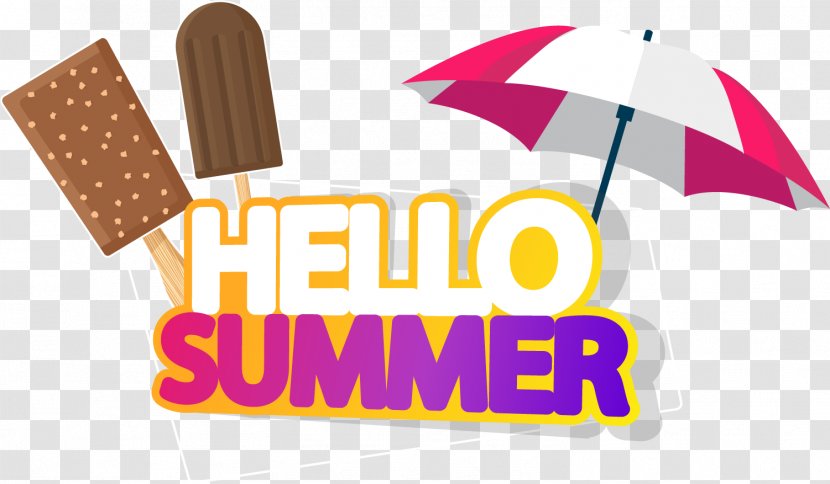 Summer Logo Typeface Illustration - Hello Brand Transparent PNG