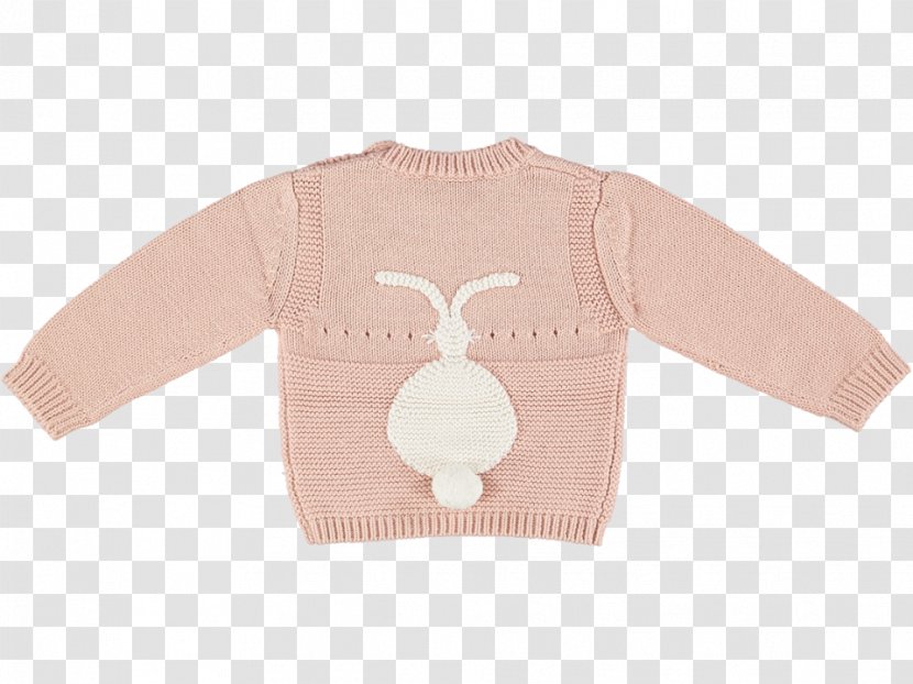 Sleeve Hoodie Sweater Cardigan Handbag - Baby Jumper Transparent PNG