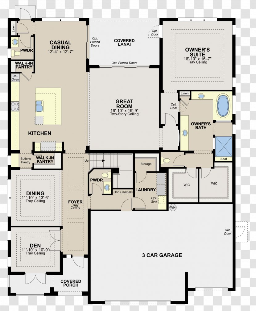 Floor Plan Bedroom House Ceiling - Area Transparent PNG