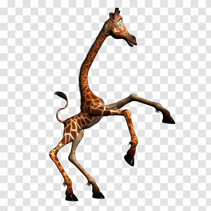 Giraffe Neck Terrestrial Animal Wildlife - Figure - 3d Transparent PNG