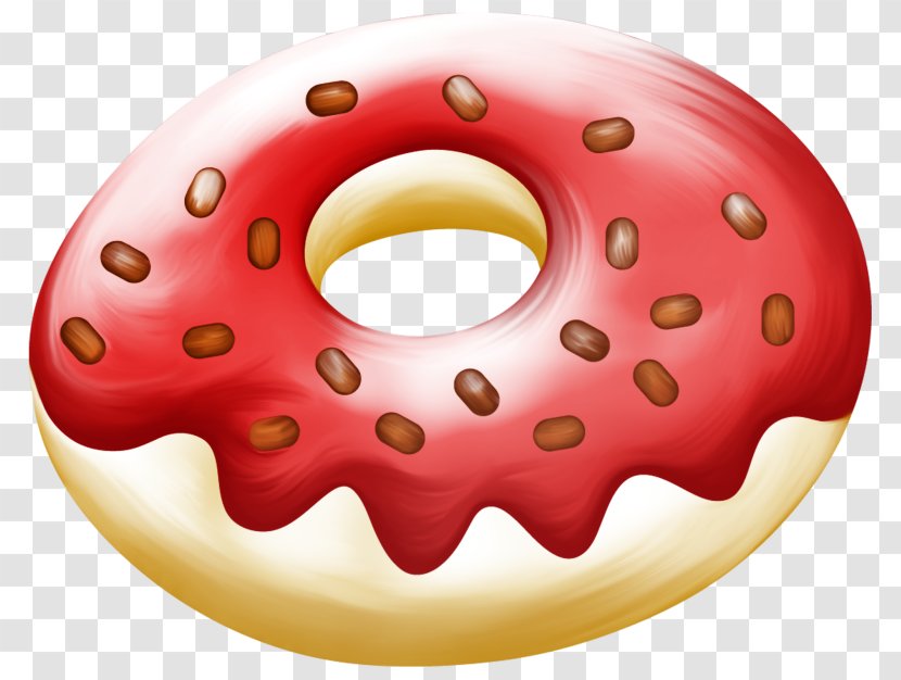 Doughnut Ice Cream Cupcake Pancake - Cake - Cartoon Donut Transparent PNG