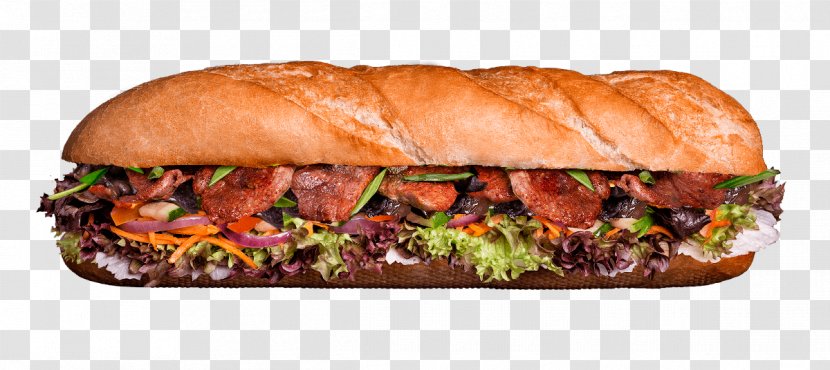 Cheeseburger Pan Bagnat Submarine Sandwich Baguette Veggie Burger - Salad Transparent PNG