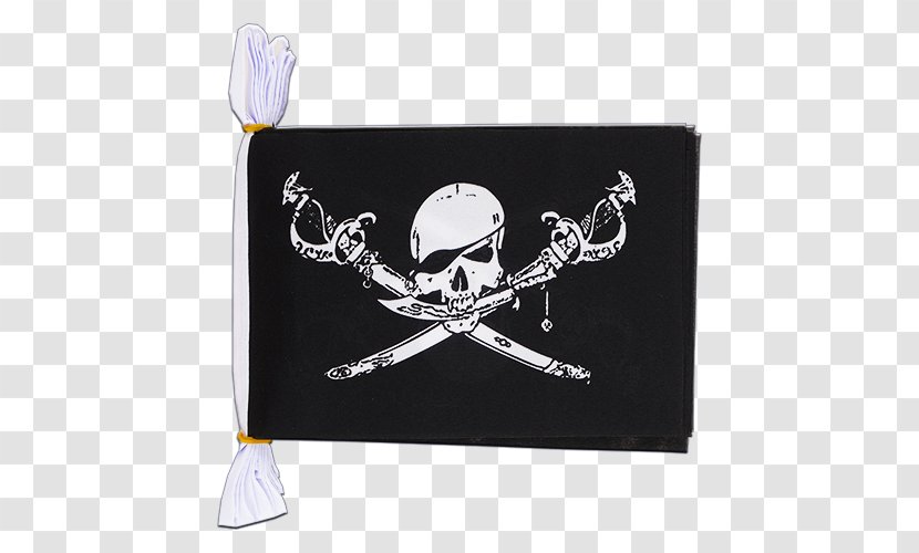 Jolly Roger Piracy Flag Brethren Of The Coast Skull And Crossbones - Skeleton Transparent PNG