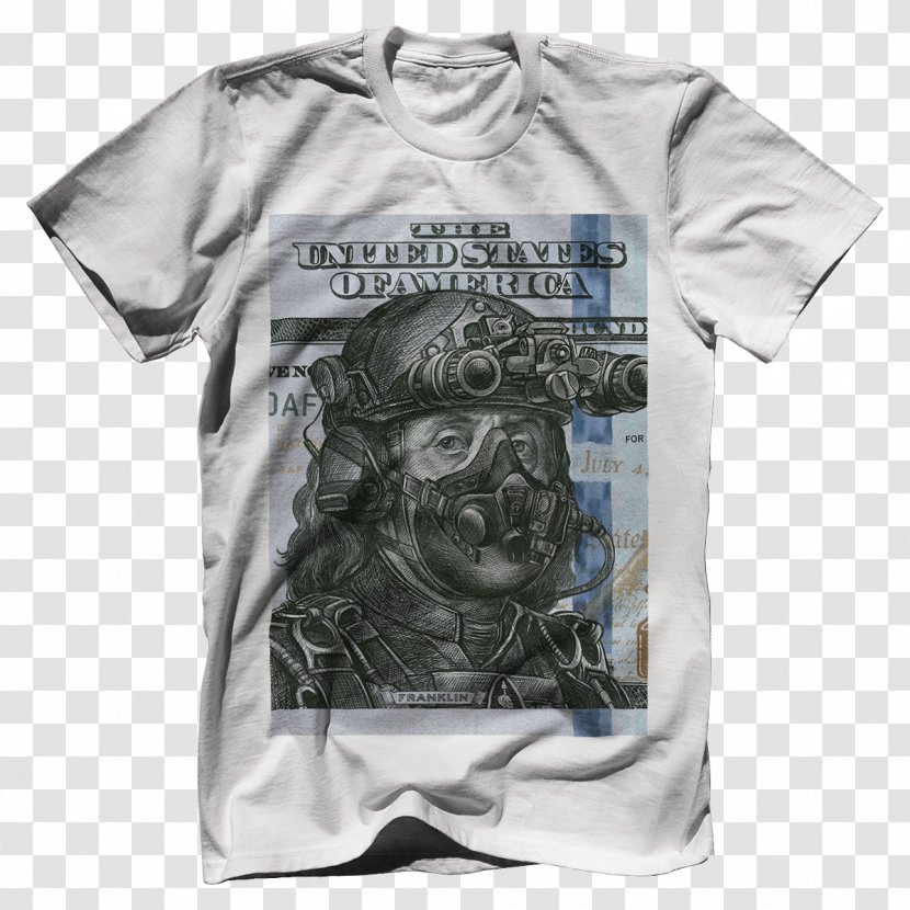 T-shirt Pride Clothing Hoodie - Neck - Benjamin Franklin Transparent PNG