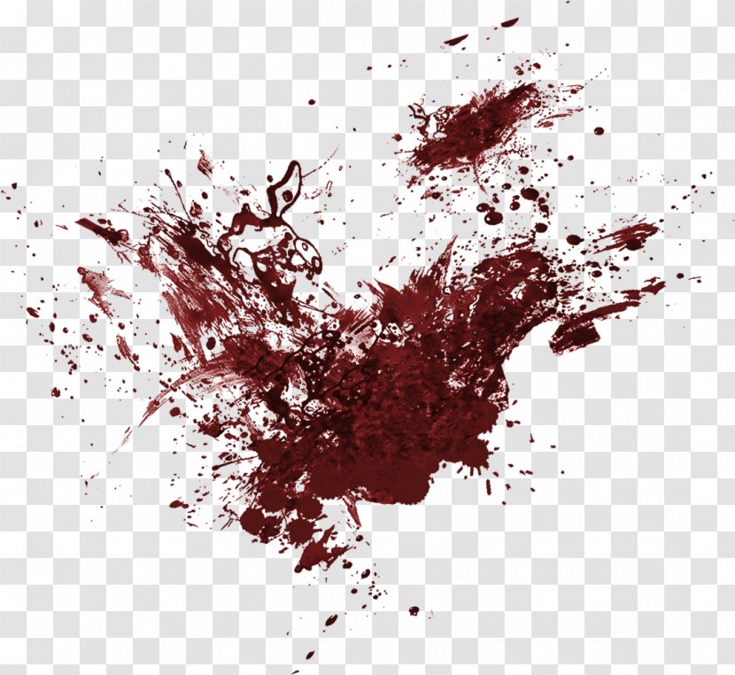 Blood Residue - Tree - Bloodstain Transparent PNG