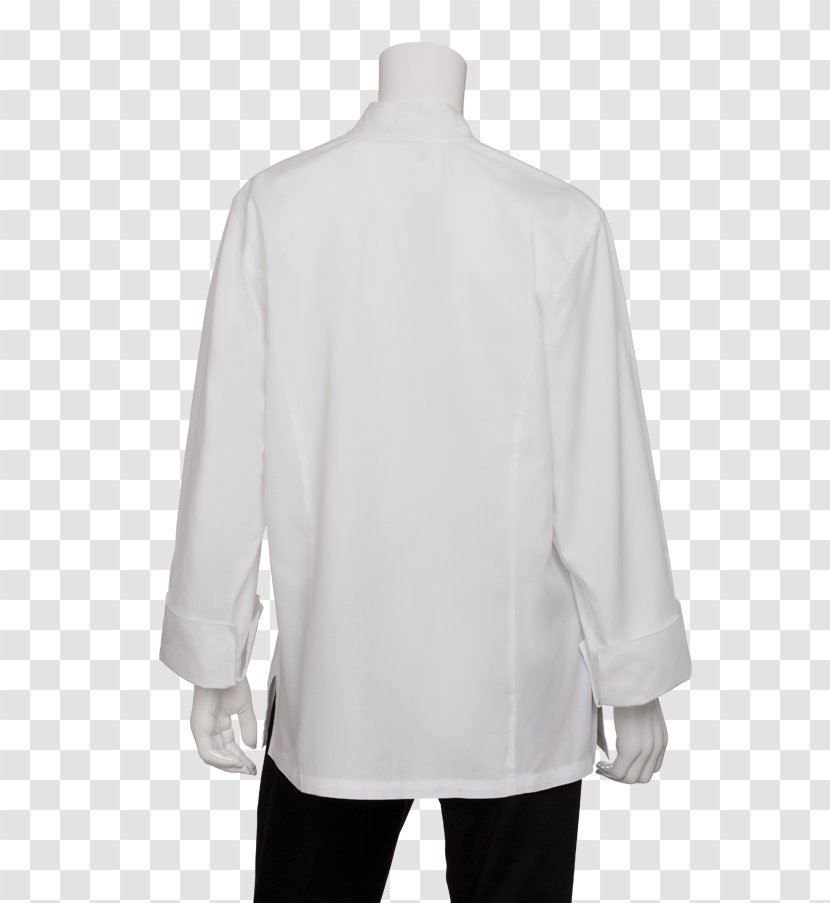 Sleeve Chef's Uniform Jacket Apron - Collar Transparent PNG