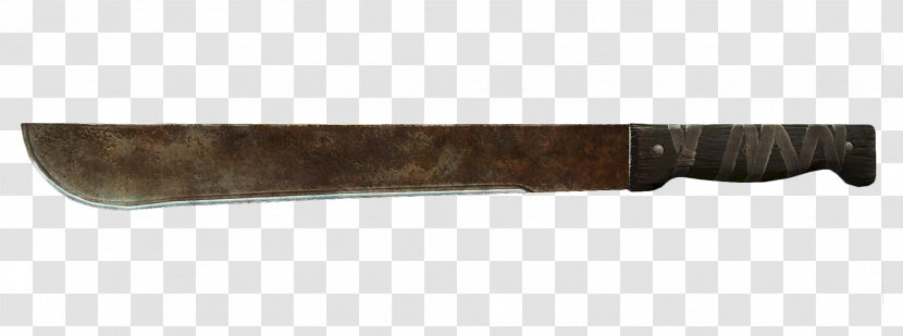 Machete Knife Melee Weapon Fallout - Arma Bianca - Fall Out 4 Transparent PNG