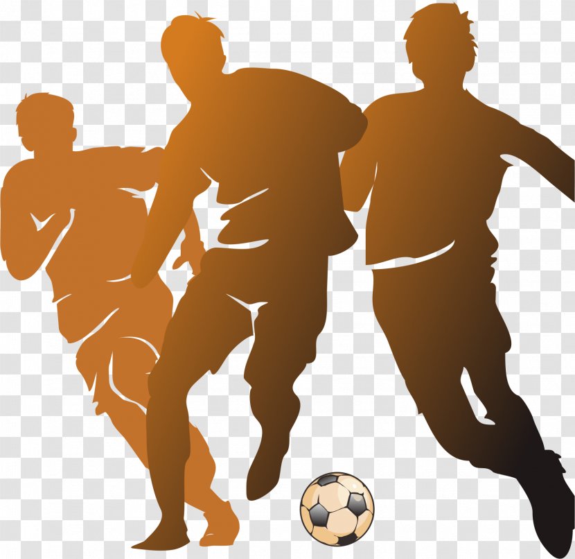 Football Adobe Illustrator Poster - Muscle - Silhouette Figures Transparent PNG