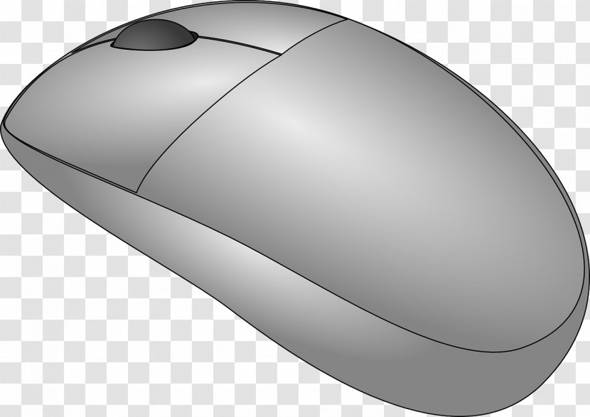Computer Mouse Cocktail Black And White Clip Art - Wireless Transparent PNG