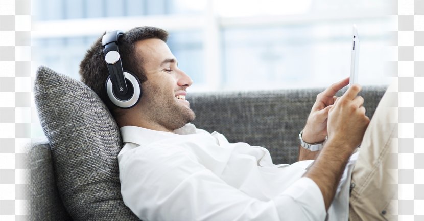 Couch Management Service IPad Headphones - Sales - Relax Transparent PNG