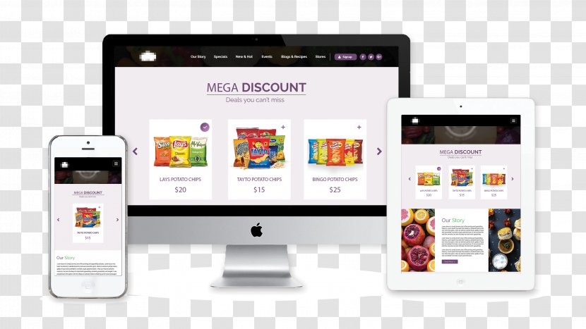 Smartphone Online Grocer Web Development Digital Marketing Grocery Store - Portable Media Player Transparent PNG