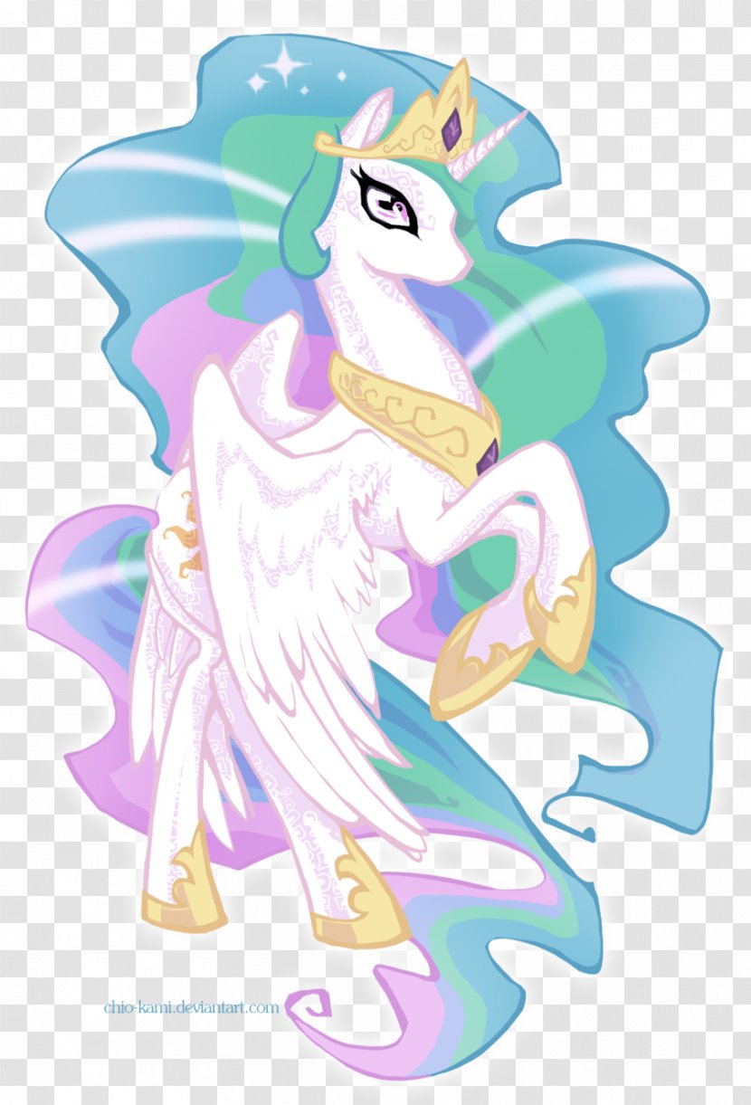 Pony Princess Celestia DeviantArt Winged Unicorn Illustration - Heart - Magic Transparent PNG