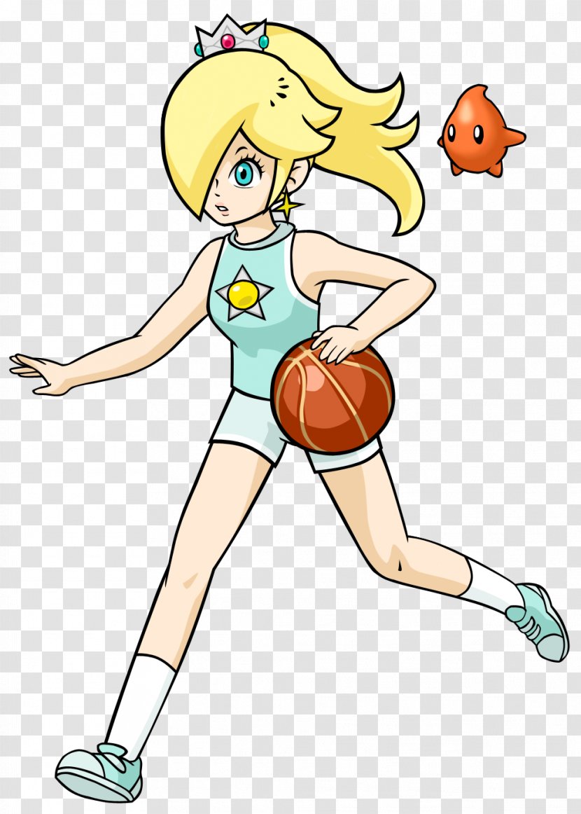 Rosalina Princess Peach Mario Hoops 3-on-3 Daisy - Flower Transparent PNG