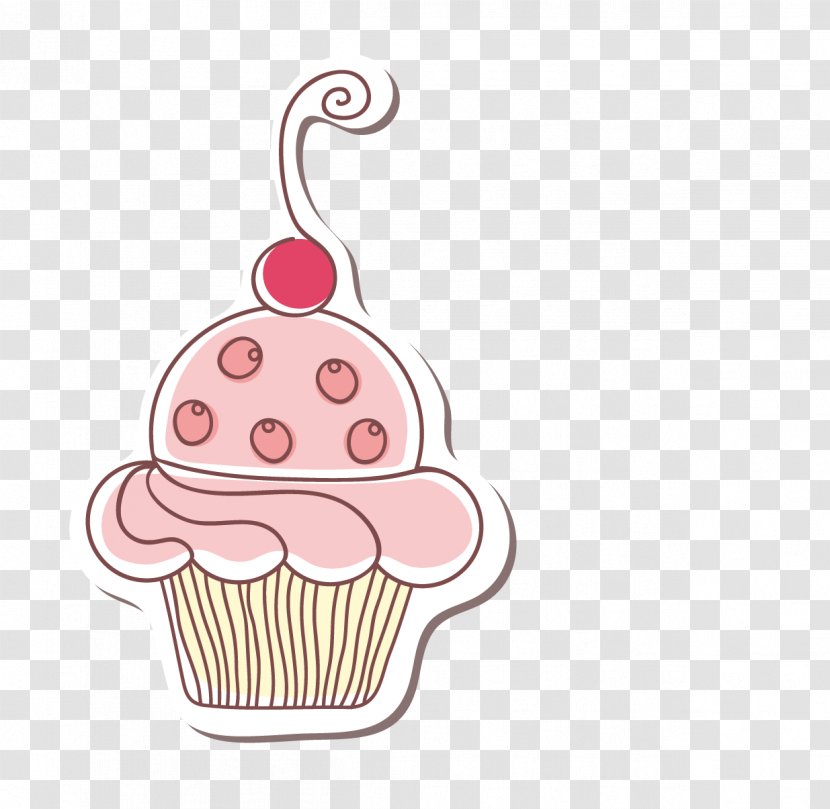 Birthday Cake Ice Cream Fruitcake - Pastry - Vector Transparent PNG
