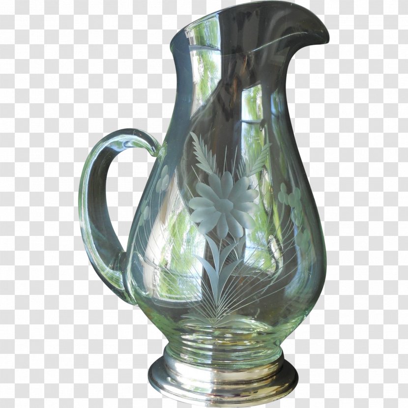 Jug Vase Glass Pitcher Transparent PNG