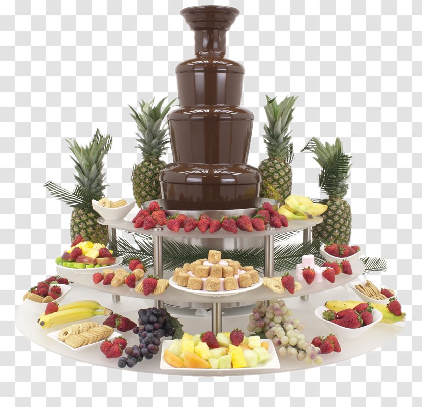 Fondue Buffet Chocolate Fountain - Marshmallow Transparent PNG