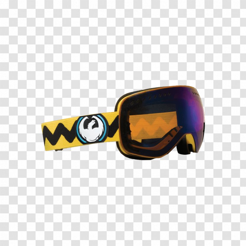 Goggles Dragon - Sunglasses - Masques De Ski SnowboardApxsMasques MixteBlue Sky Blue Steel Yellow SunglassesDragon Transparent PNG