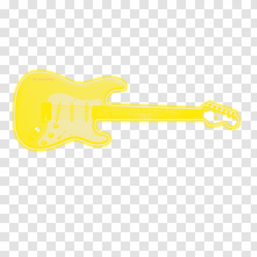 Guitar String Instruments Instrument Accessory - Yellow Transparent PNG