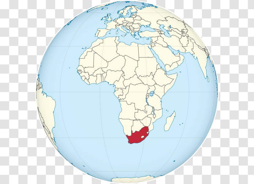 South Africa Globe World West Earth Transparent PNG