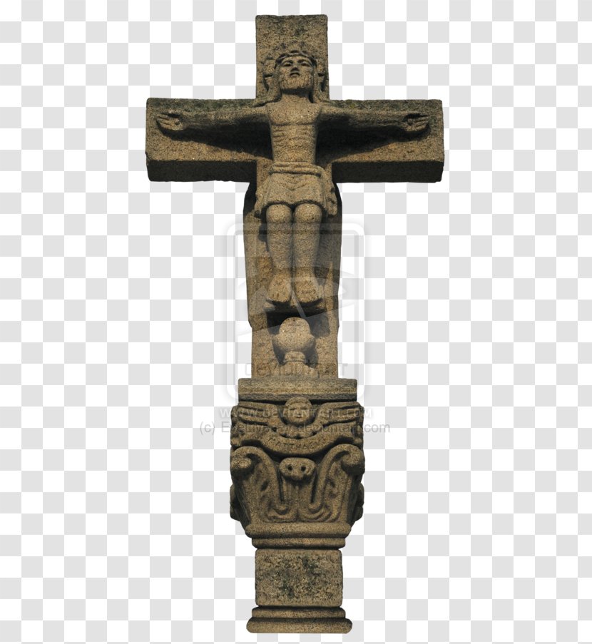 Crucifix Stone Carving Micro Mobility Systems Goumi Transparent PNG