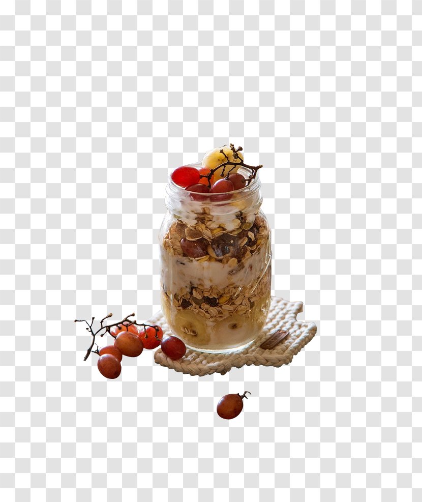 Sundae Cream Parfait Trifle Oatmeal - Fruits Yan Maisi Twilight Snow Transparent PNG