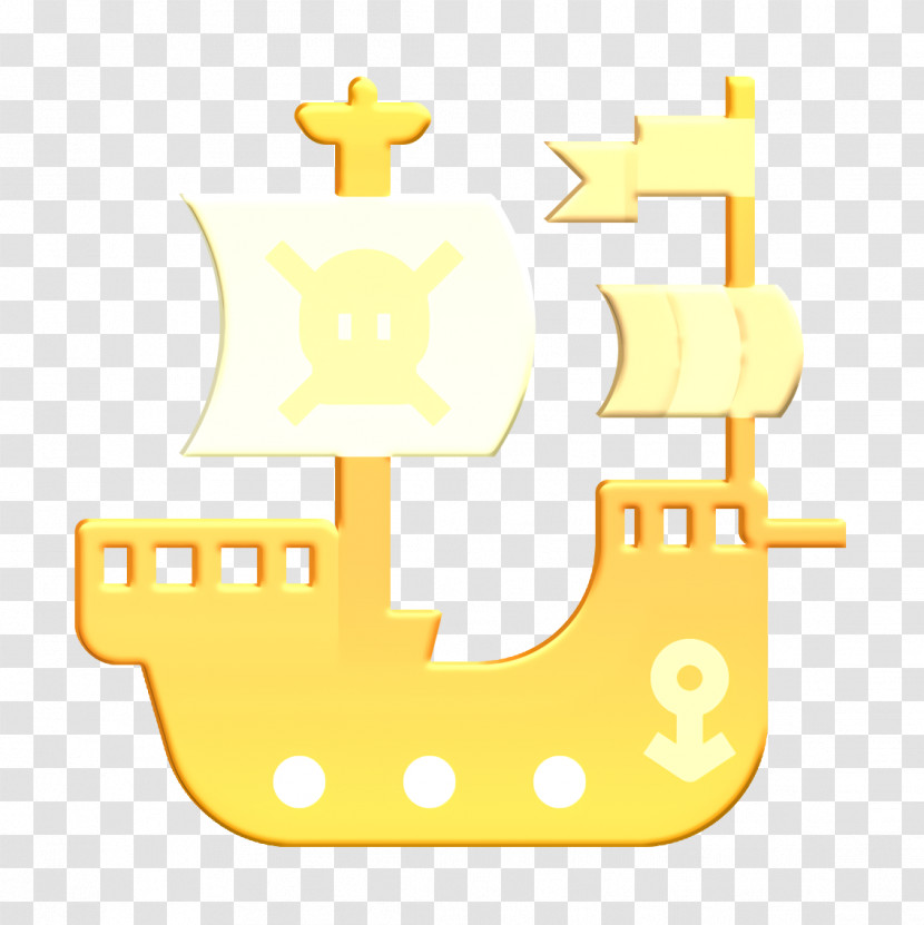 Game Elements Icon Pirate Flag Icon Pirate Ship Icon Transparent PNG