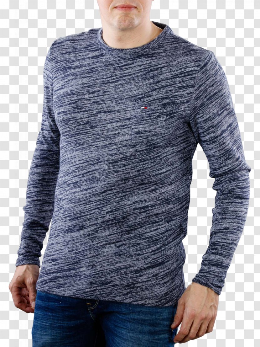T-shirt Sleeve Tommy Hilfiger Sweater - Denim Transparent PNG