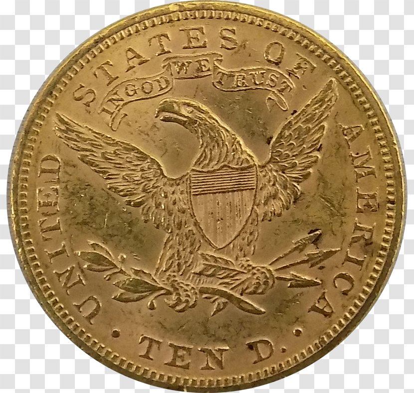 Coin Bronze Medal Brass Copper - Gold Coins Usa Transparent PNG
