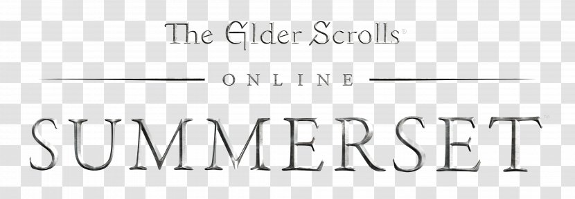 The Elder Scrolls Online: Tamriel Unlimited Summerset Bethesda Softworks ZeniMax Online Studios PlayStation 4 - Writing - Scroll Title Transparent PNG